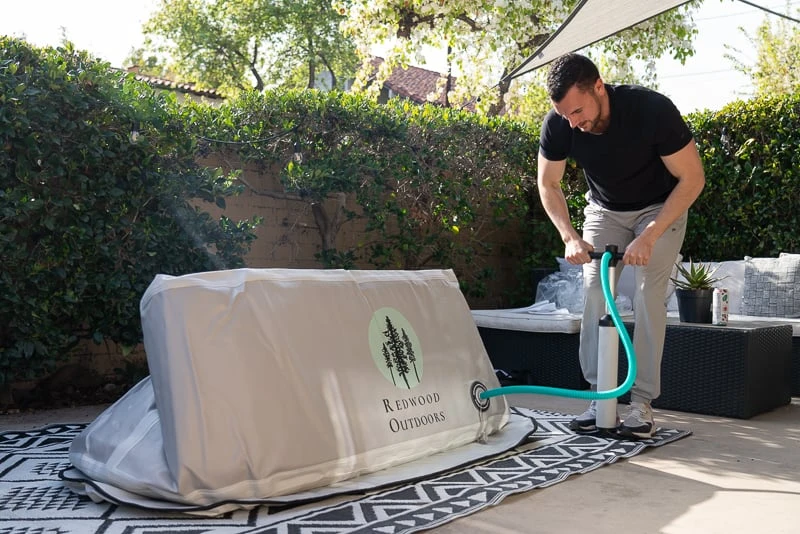 Redwood Outdoors Review: The Best in Hot and Cold Recovery? 50 Model pumps air into Yukon Cold Plunge