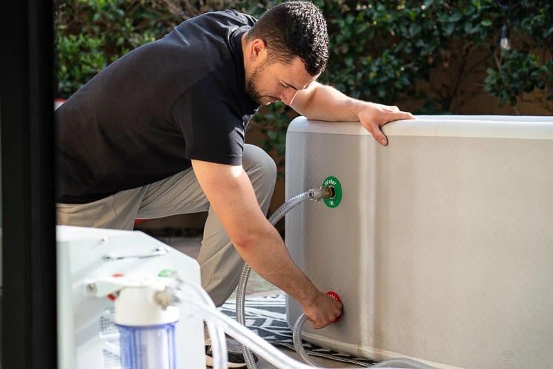 Redwood Outdoors Review: The Best in Hot and Cold Recovery? 51 Model puts hose into Redwood Outdoors Yukon cold plunge