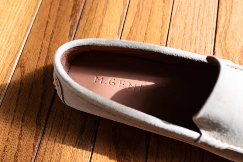 M. Gemi Felize Uomo in latte insole detail from above