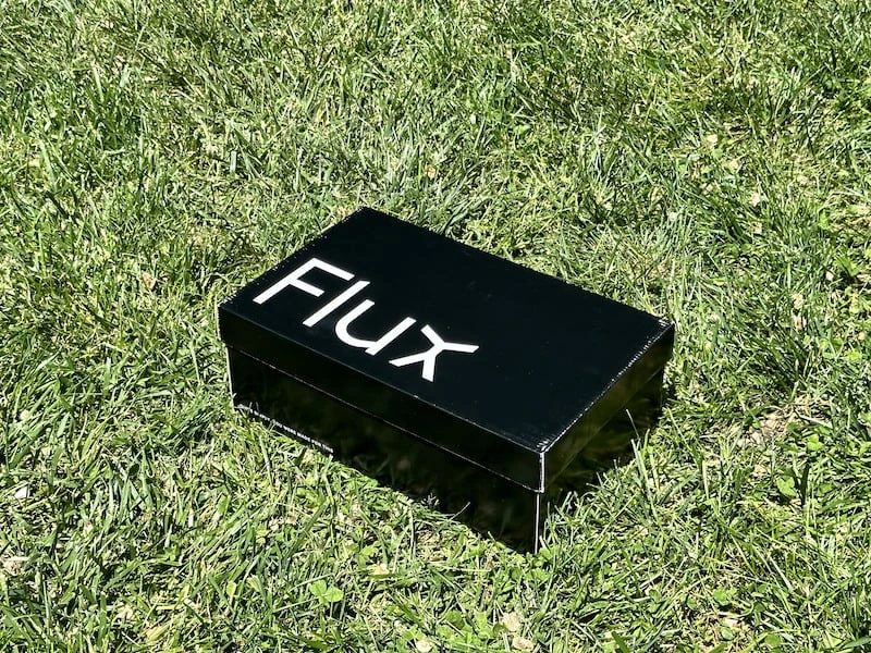 Flux Footwear Shoe Box On Grass Black
