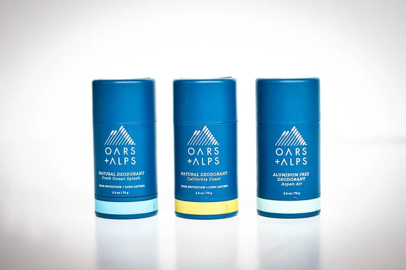 Oars Alps natural deodorants for men