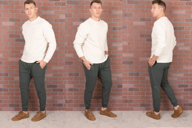 Lululemon At Ease Jogger Fit Demonstration