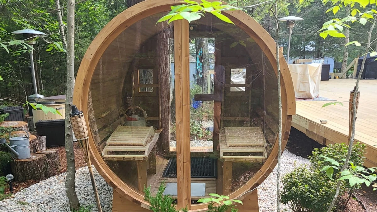 Best Outdoor Saunas Backyard Redwood Outdoors Panorama Sauna