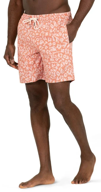 Somewhere Sunny Volley 7" Recycled Swim Trunks