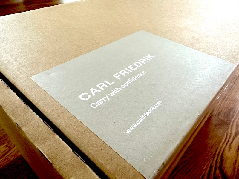 Carl Friedrik box up close