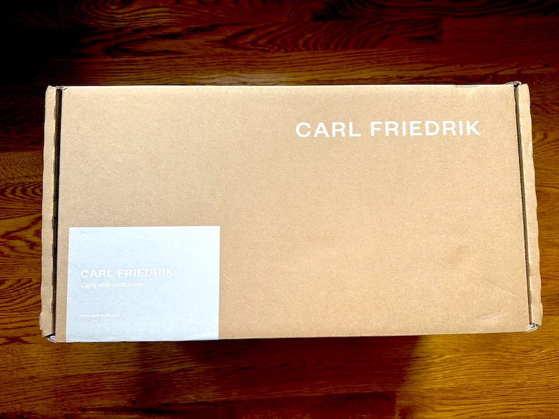 Carl Friedrik logo box above