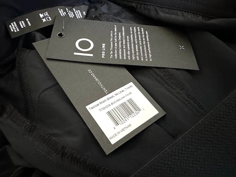 Ten Thousand Tactical Short tags