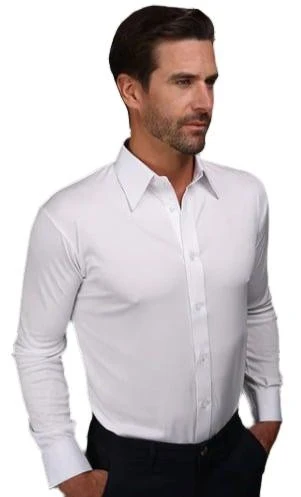Collars & Co. Quattro Flex Dress Shirt in White