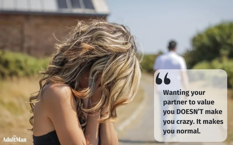 wanting your partner to value you