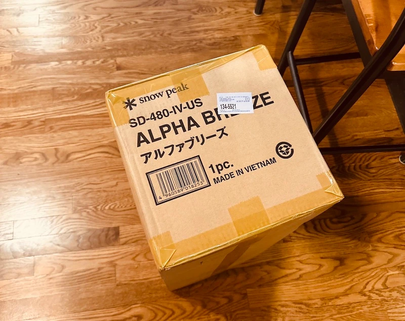 Snow Peak Alpha Breeze tent