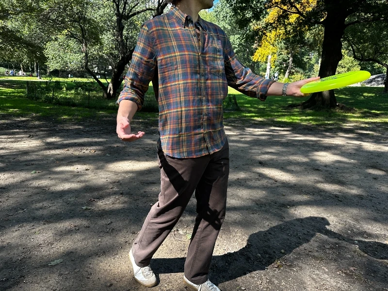 The Adult Man Toad Co Airsmyth Flannel Shirt Frisbee