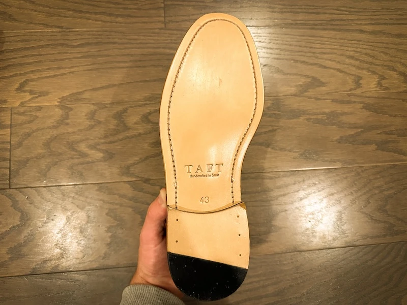 TAFT footwear Fitz Loafer in blue sole