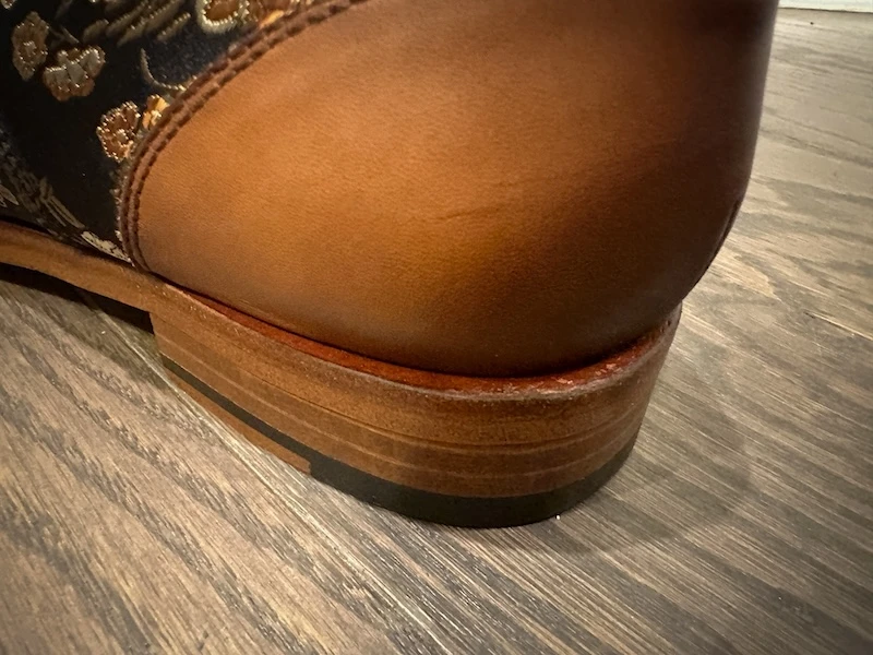 TAFT footwear The Jack Shoe in Eden heel