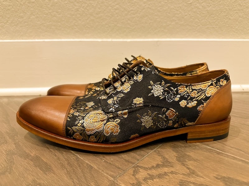 TAFT footwear The Jack Shoe in Eden side closeup