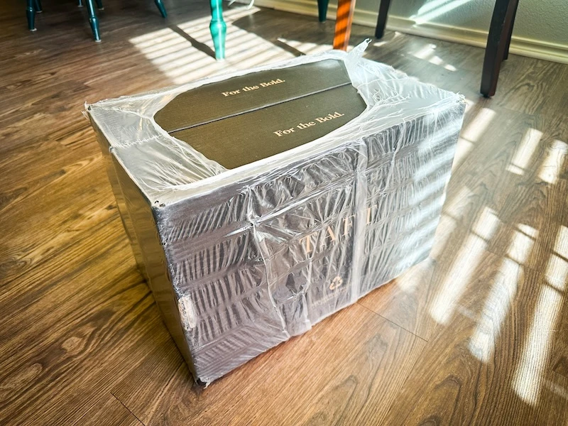 TAFT footwear outside packaging