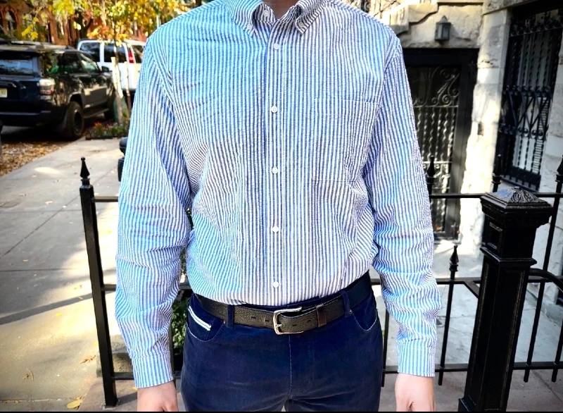 The Adult Man Highland Duds Charleston Long Sleeve Up Front