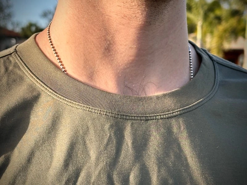 The Adult Man TexTale FRESH Stain Repel Tee Collar