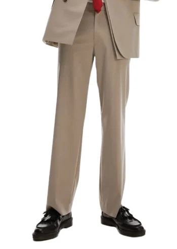 Topman Wide Leg Suit Trousers