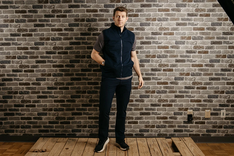 Western Rise blue vest