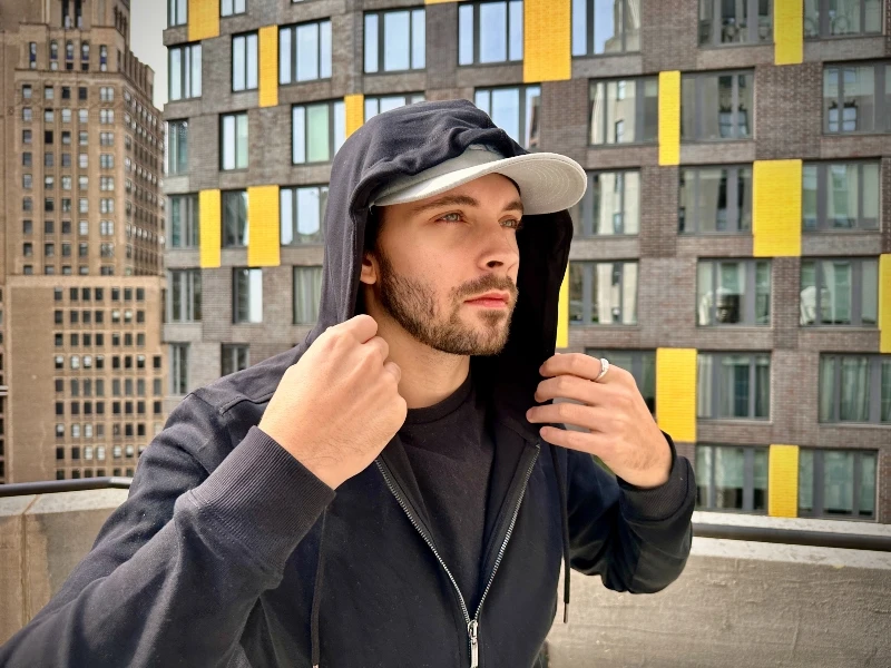 Robert Barakett Cortina Hoodie Hood