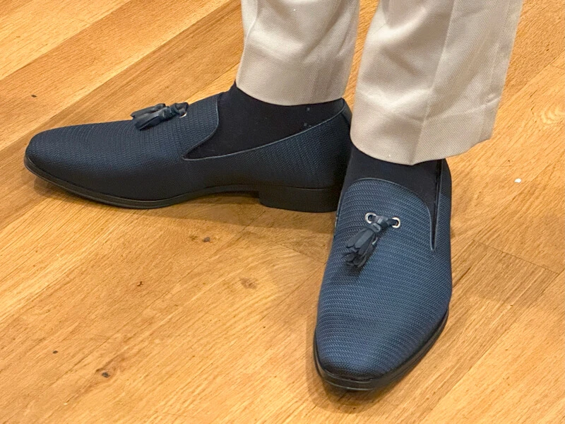 Bruno Marc Microfiber Tassel Loafers