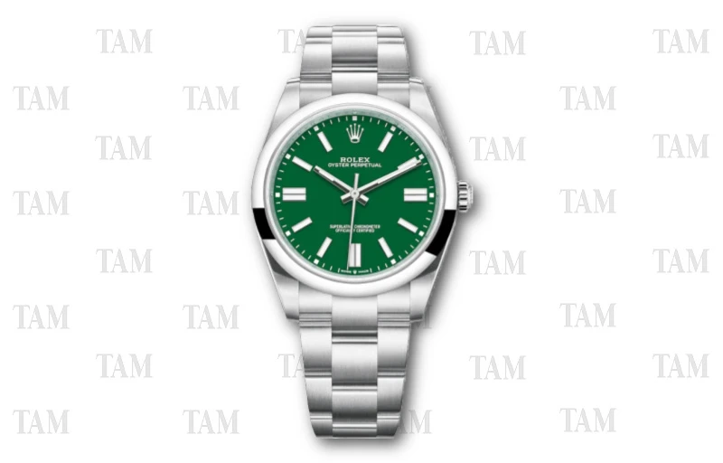 Rolex Oyster Perpetual Green Dial