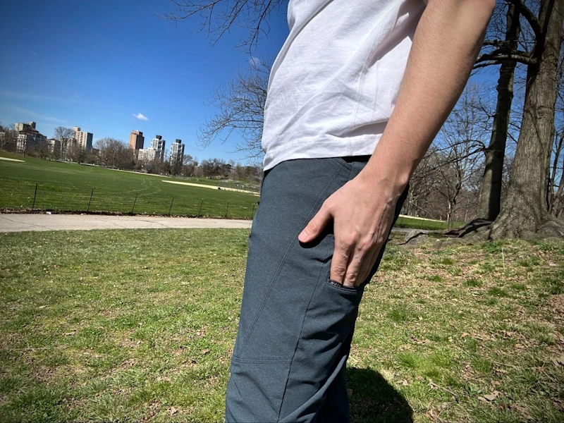 Close up of Deceptr Pants Lower area