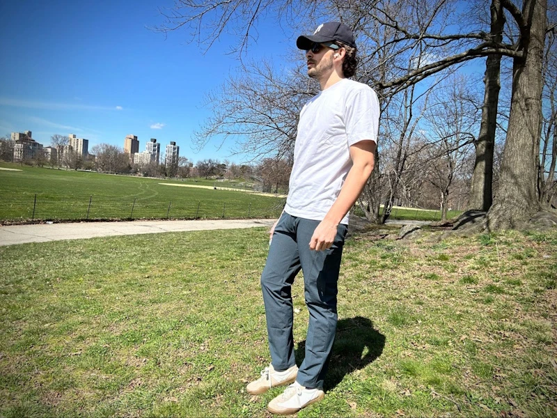 Model Wearing Deceptr Pants