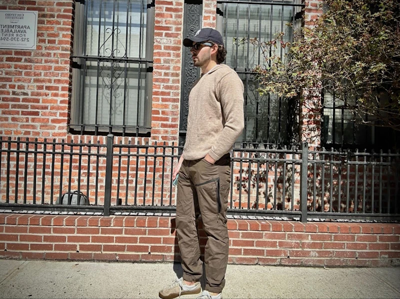 Model Wearing Radiki Oursider Pants