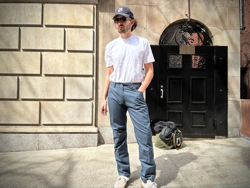 Model Wearing Rydr Pants