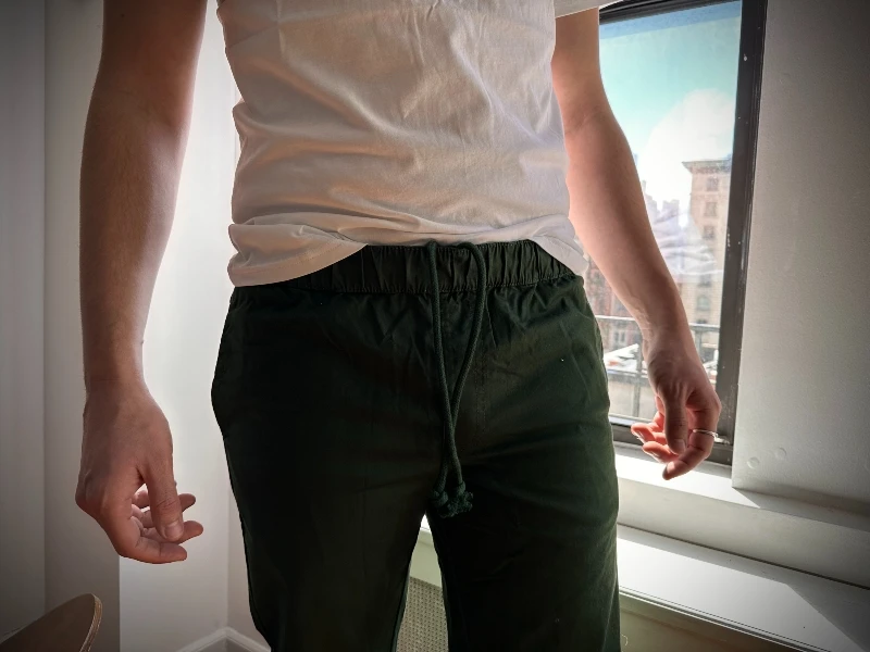 Pact Twill Roll Up Pant Drawstring