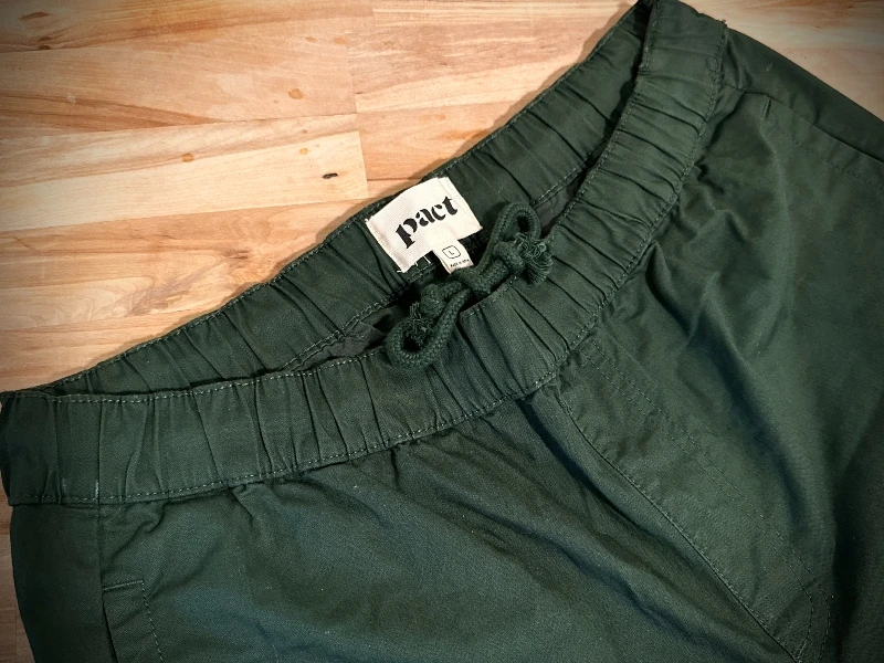 Pact Twill Roll Up Pant Interior Label