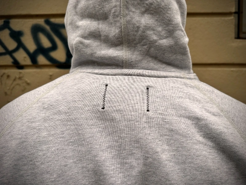 Reigning Champ Midweight Terry Pullover Hoodie Rear Stitching