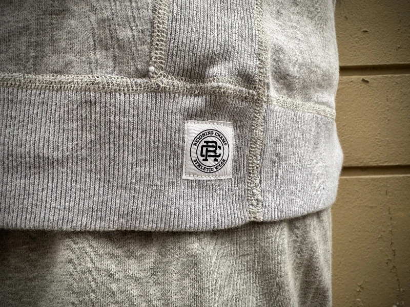 Reigning Champ Midweight Terry Pullover Hoodie Side Label