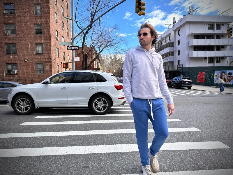 Reigning Champ Midweight Terry Slim Sweatpant Walking