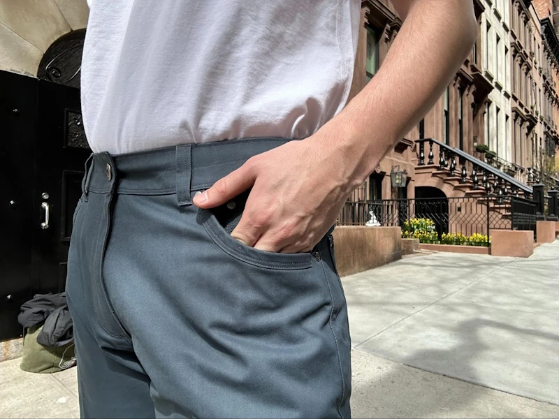 Rydr Pants Close up from side