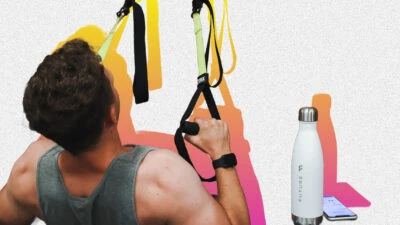 Model Working Out With Future Fitness Using PRX