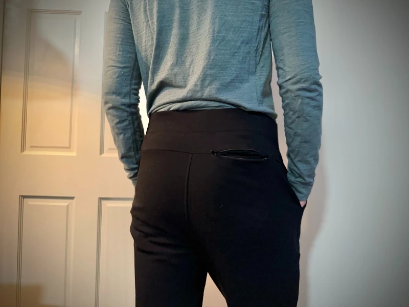 The Adult Man Cozy Earth Bamboo Jogger Set Joggers from the Back 800