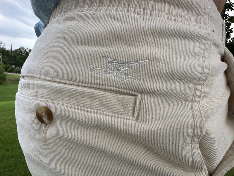 The Adult Man Madda Fella Corduroy Shorts Logo 800