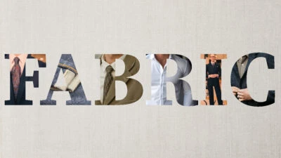The Adult Man Fabric Style Models With Different Garments Over Linen Background