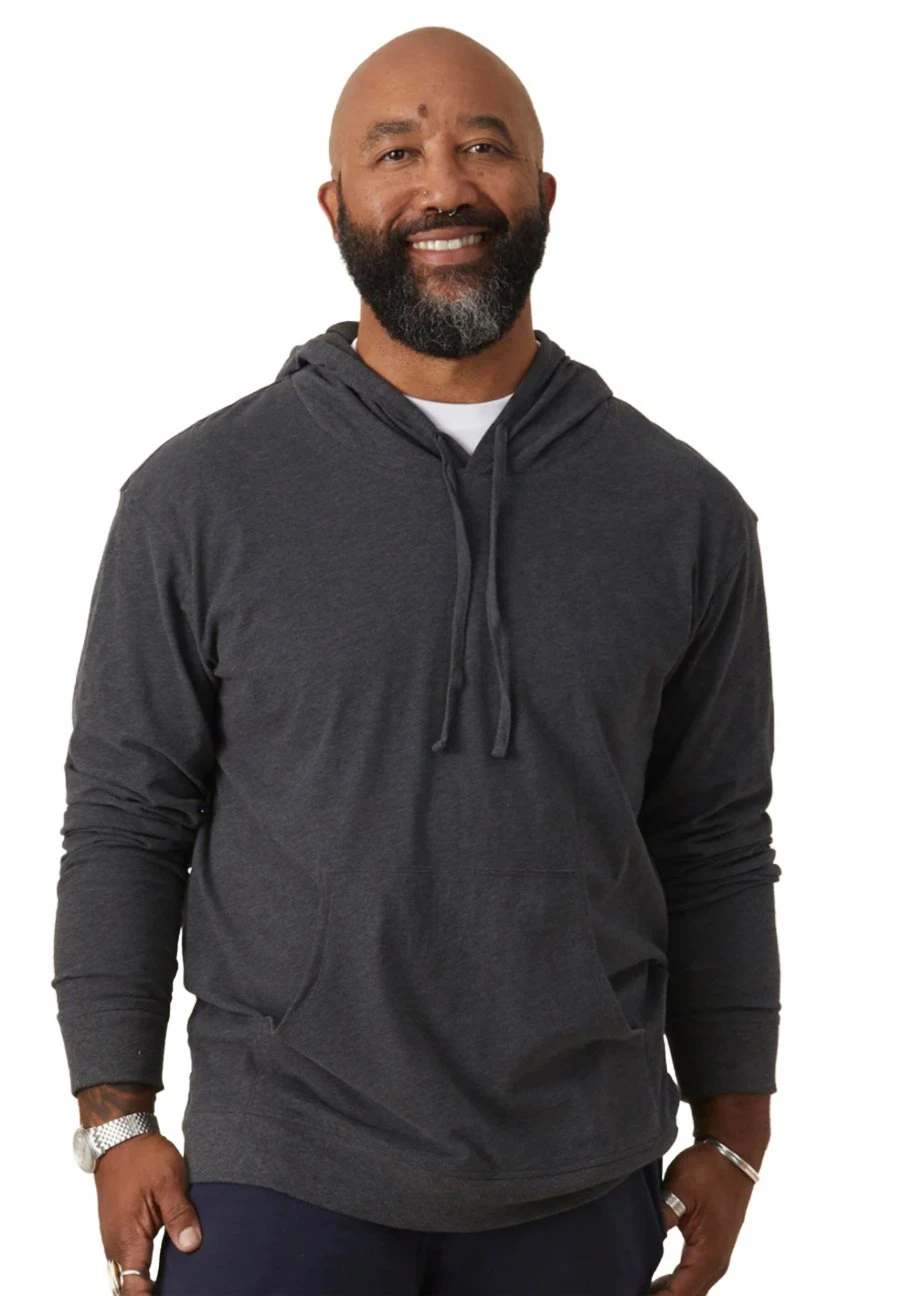 Fair Indigo 100% Organic Cotton Pullover Hoodie