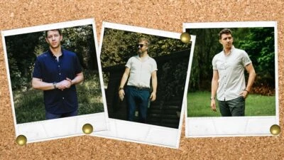 The Adult Man How to Rock a Short-Sleeve Dress Shirt Models Wearing Short Sleeved Shirts on Cork Board