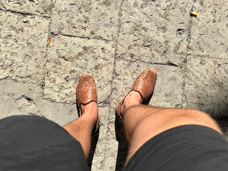 The Adult Man Knickerbocker Huarache Loafers in Italy